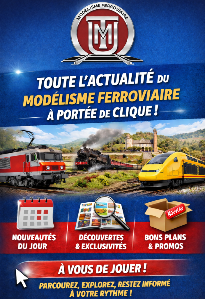 UTM Modélisme Ferroviaire repense sa communication et lance un nouvel espace d’information en ligne