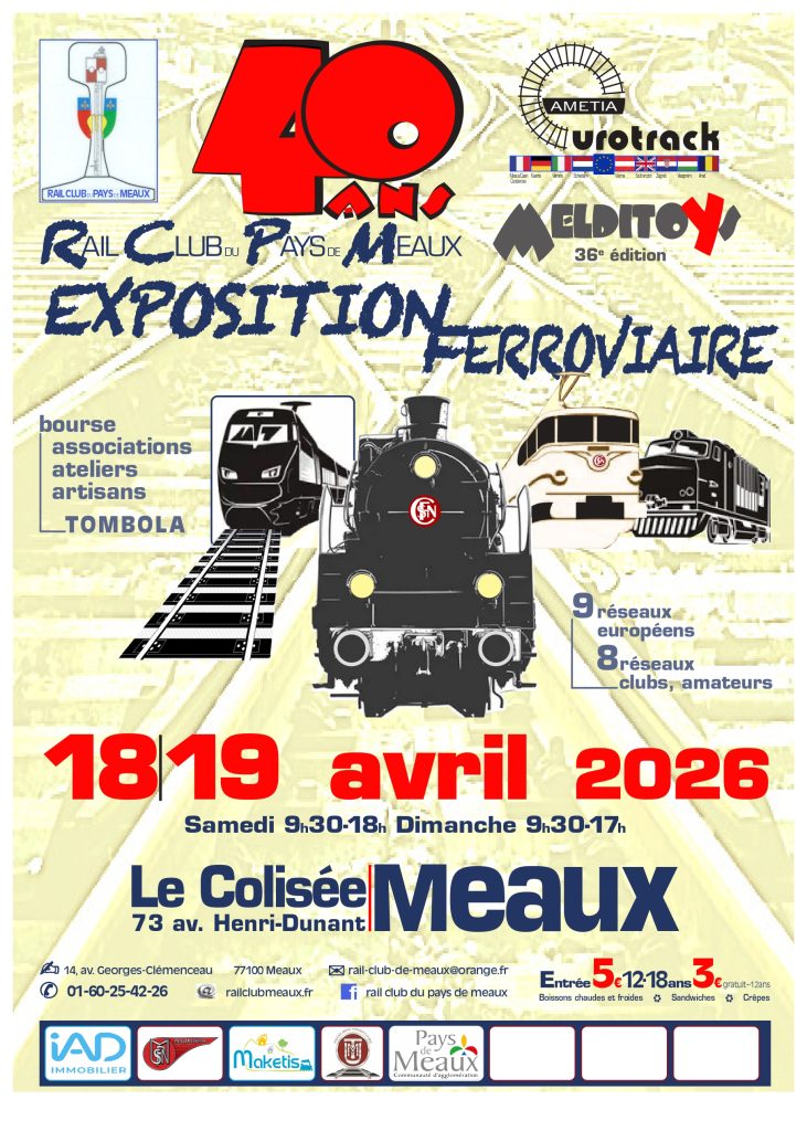 🚀 ÉVÉNEMENT MONSTRUEUX : LES 40 ANS DU RAIL CLUB DU PAYS DE MEAUX ! 🚂💨