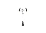 FALLER-180206 Réverbère double à leds style ancien fonte et fer forgé HO