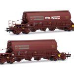 Wagons F-ERSA à trémies ERMEWA CHEMOIL JOUEF-HJ6228