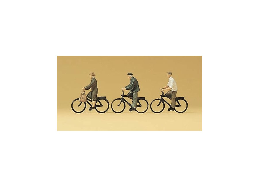 Personnages sur vélos PREISER-79087