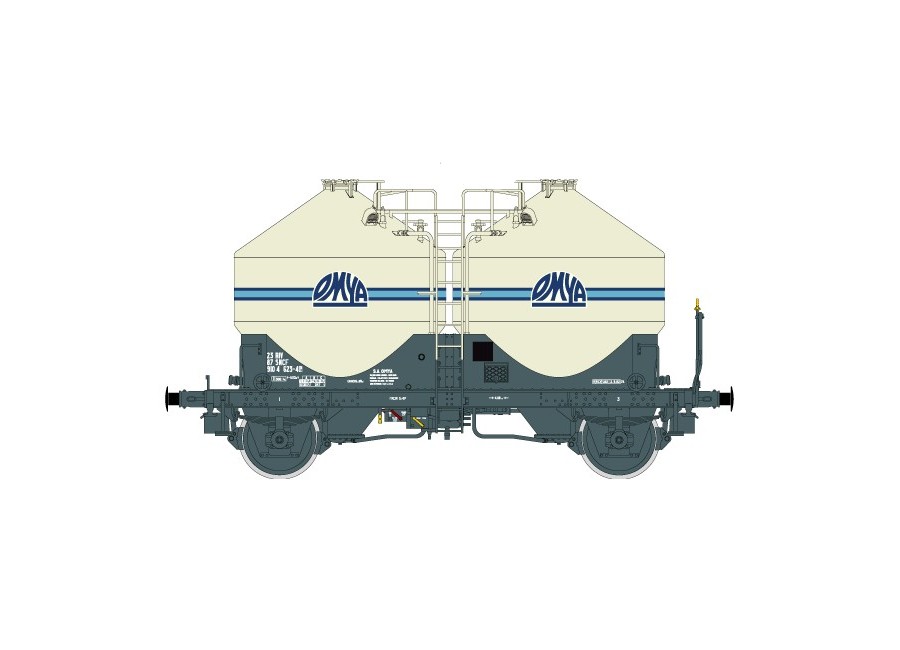 Wagon cimentier OMYA R37-HO43113
