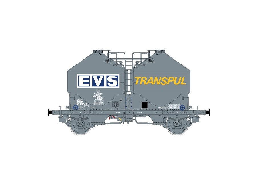 Wagon cimentier EVS TRANSPUL R37-HO43115
