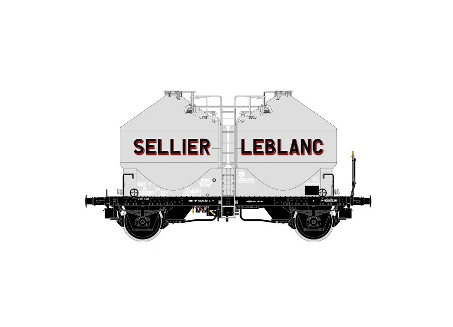 Wagon cimentier SELLIER LEBLANC R37-HO43118