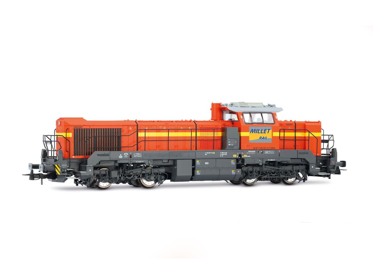 JOUEF-HJ2472S Locomotive MILLET RAIL diesel Vossloh DE 18 Digital Sound Locomotive diesel Millet Rail Vossloh DE18 JOUEF-HJ2472