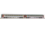 PIKO-94505 Set de 2 voitures corail 1ère et 2ème classe échelle N époque IV-V