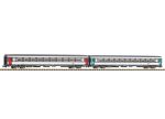 PIKO-94507 Set de 2 voitures corail A10u et B11u N époque VI