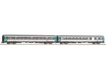 PIKO-94508 Set de 2 voitures corail B11u et B6Du N époque VI