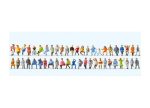 PREISER-14418 Personnages assis - 48 figurines HO