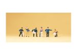PREISER-79016 Manutentionnaires - 6 figurines N
