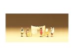 PREISER-79050 Lavandières - 5 Figurines N avec draps