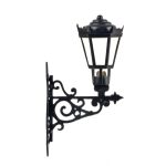 Lanterne ancienne en applique murale VIESSMANN-6074
