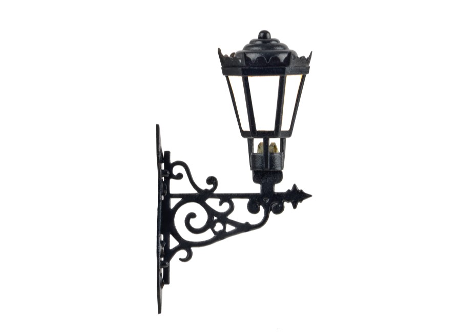 VIESSMANN-6074 Lanterne murale sur potence HO Lanterne ancienne en applique murale VIESSMANN-6074