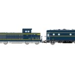 Locomotive diesel 040 DG-18 et fourgon chaudière JOUEF-HJ2473S