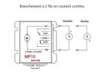 MTB-MP10 Branchement à 2 fils en continu