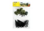NOCH-26911 Arbres feuillus et sapins 5 à 14cm TT et HO