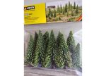 NOCH-26925 Sapins rouges 5 à 14cm 10 pièces TT et HO