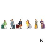 des personnages marchant avec leur valise