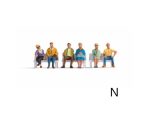 NOCH-36532 personnages assis - 6 figurines N