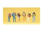 PREISER-10296 Jeunes voyageurs - 6 figurines HO