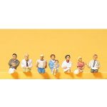 Personnages assis pour voiture voyageur PREISER-10298