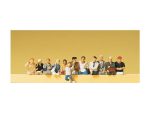 PREISER-10386 Personnages assis pour voiture voyageurs - 12 figurines HO