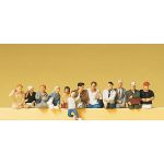 Personnages assis pour voiture voyageur ou bus PREISER-10386