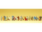 PREISER-14401 Passagers debout - 24 figurines HO