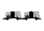 RIVAROSSI-HR6565 Set de 2 wagons citernes TOTAL des FS