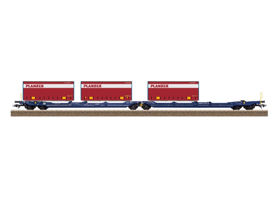 Wagon porte caisses de camion TRIX-24474
