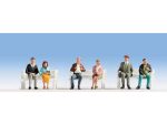 NOCH-15242 Personnages assis - 6 figurines HO