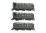 Roco-6200254 voitures voyageur de 3ème classe DRG en coffret