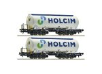 Roco-6600233 Wagons silos de HOLCIM ex CFF