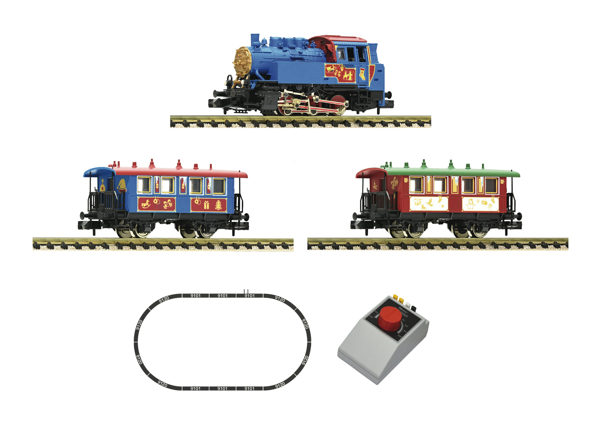 Fleischmann-5160007 Coffret train de Noël analogique Train de Noël FLEISCHMANN-5160007