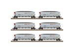 TRIX-24911 Coffret wagons Trémies BNSF des USA