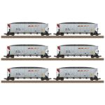 Wagons trémies avec charbon BNSF TRIX-24911