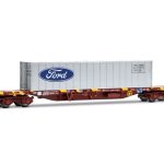 Wagon porte conteneur FORD ELECTROTREN-HE6102
