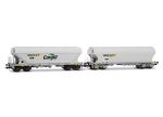 JOUEF-HJ6320 Coffret 2 wagons céréaliers MILLET